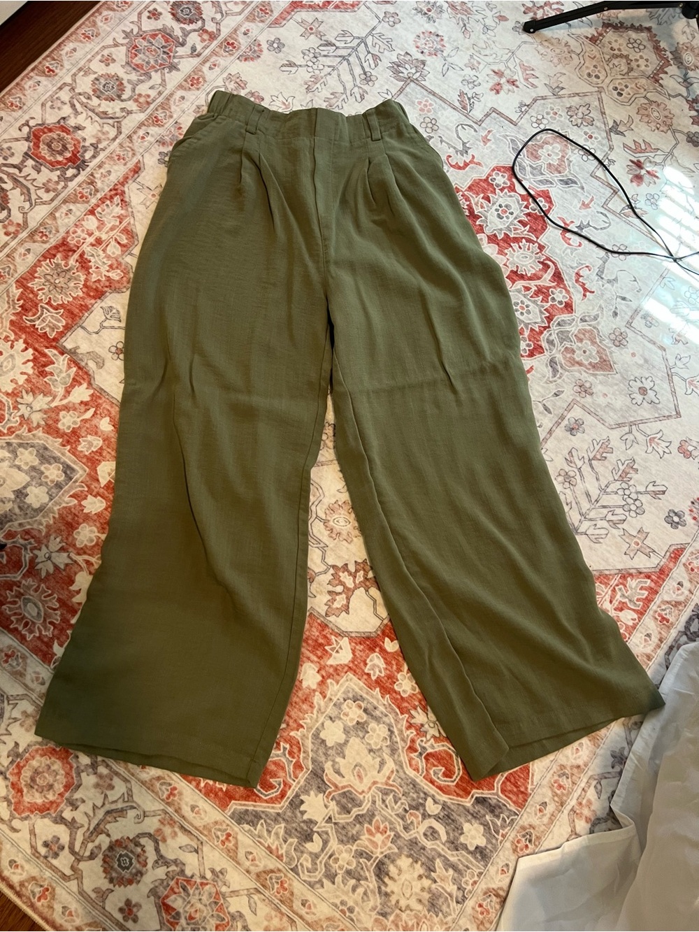 HALARA Olive Green Wide Leg Pants
